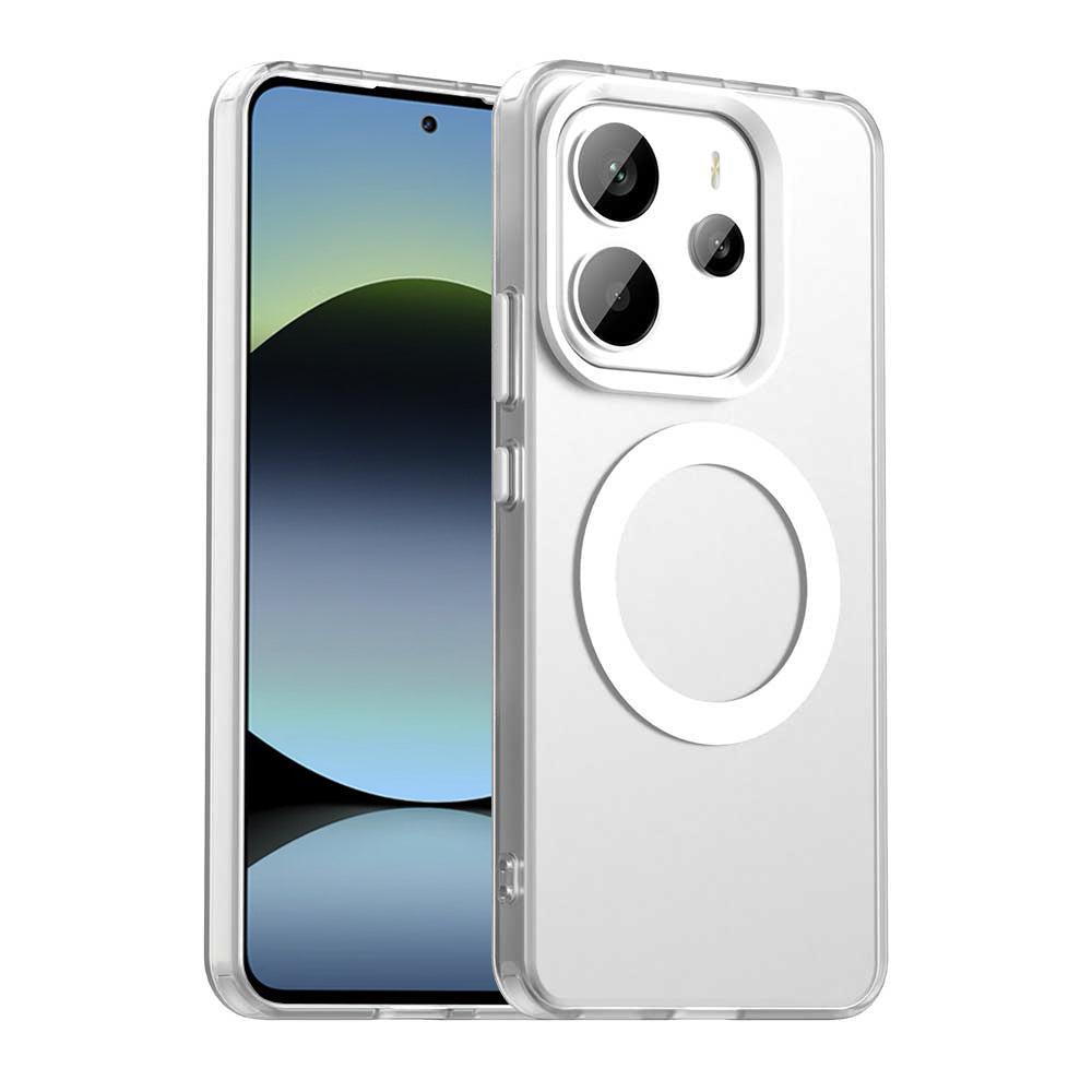 Калъф MagSafe за Xiaomi Redmi Note 14 5G, Techsuit, CandyCase, Бял