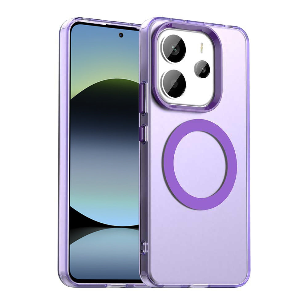 Калъф MagSafe за Xiaomi Redmi Note 14 5G, Techsuit, CandyCase, Лилав