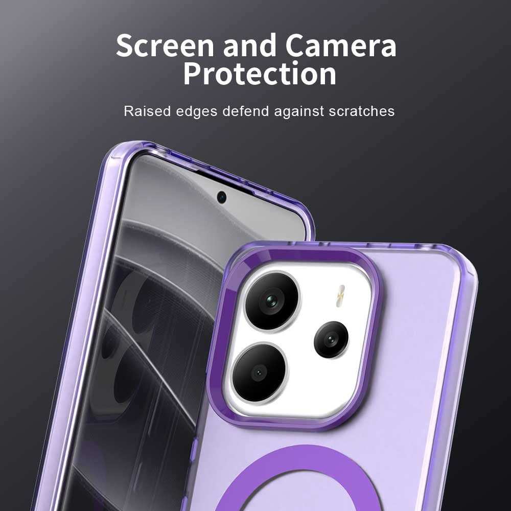 Калъф MagSafe за Xiaomi Redmi Note 14 5G, Techsuit, CandyCase, Лилав