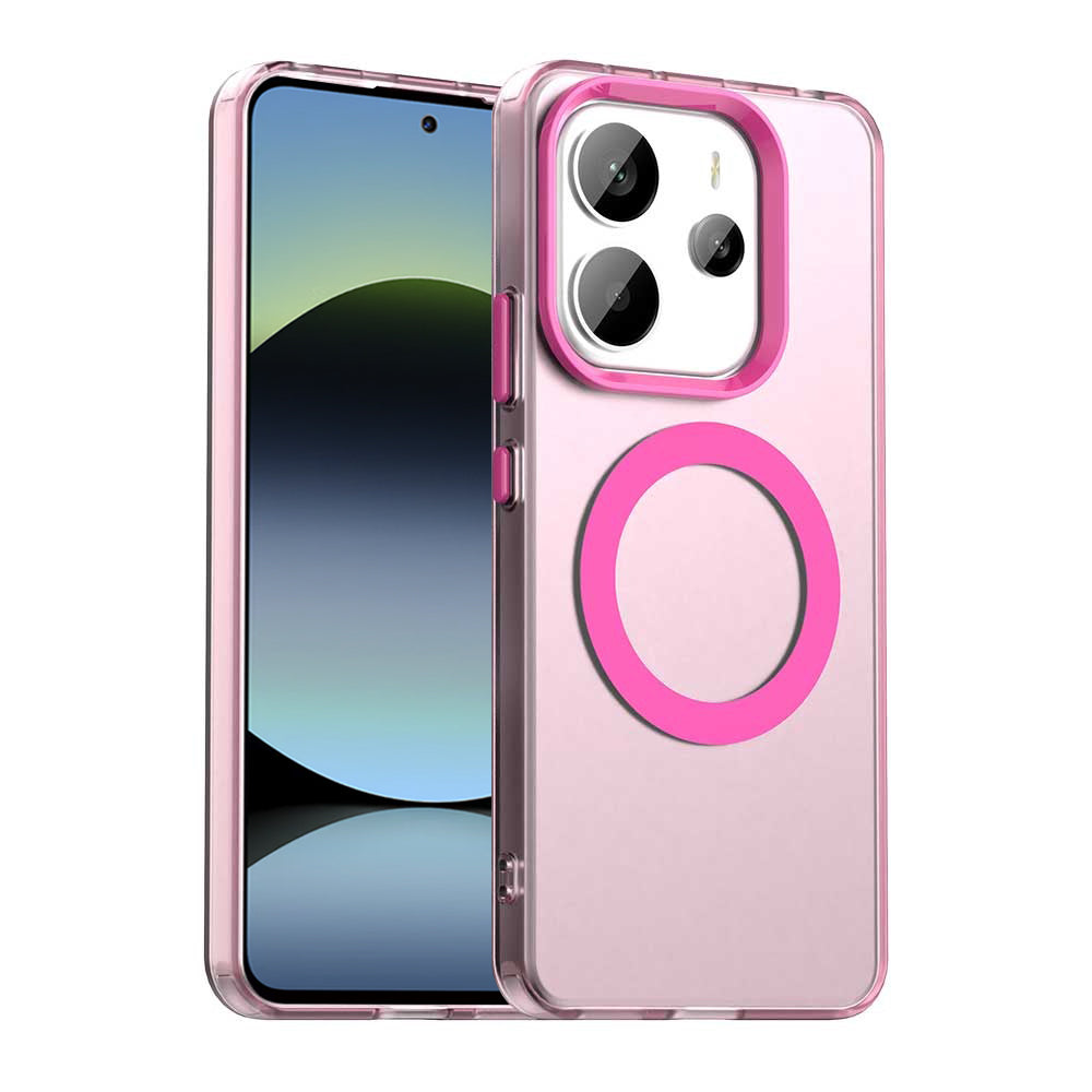 Калъф MagSafe за Xiaomi Redmi Note 14 5G, Techsuit, CandyCase, Розов