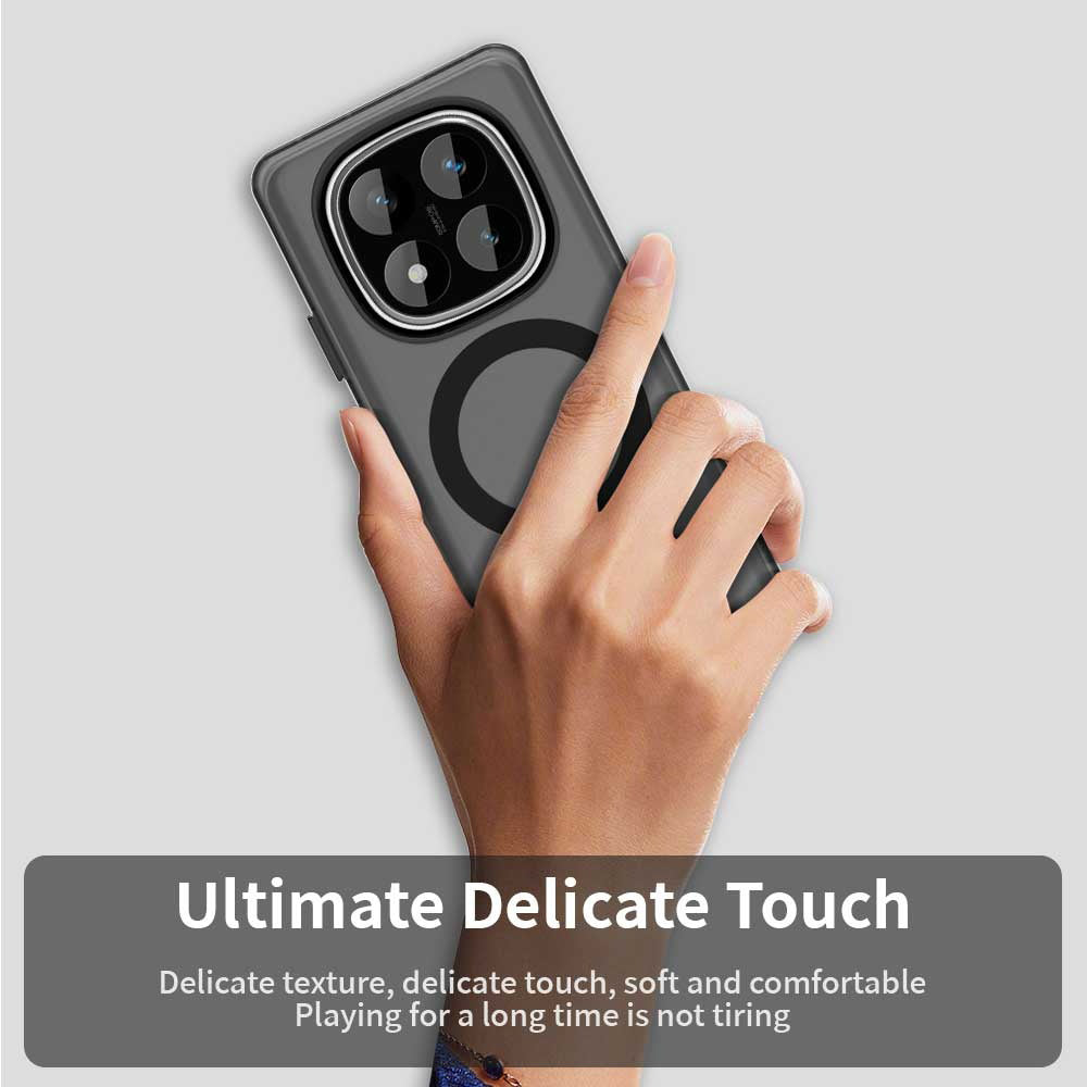 Калъф MagSafe за Xiaomi Redmi Note 14 Pro 4G, Techsuit, CandyCase, Черен