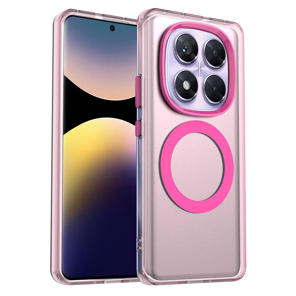 Калъф MagSafe за Xiaomi Redmi Note 14 Pro 4G, Techsuit, CandyCase, Розов