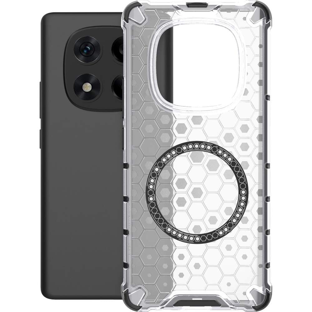 Калъф MagSafe за Xiaomi Redmi Note 14 Pro 4G, Techsuit, HoneyComb Shield, Бял