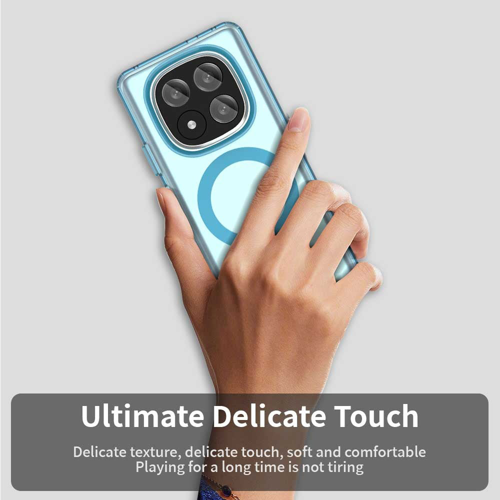 MagSafe калъф за Xiaomi Redmi Note 14 Pro+ 5G, Techsuit, CandyCase, Син