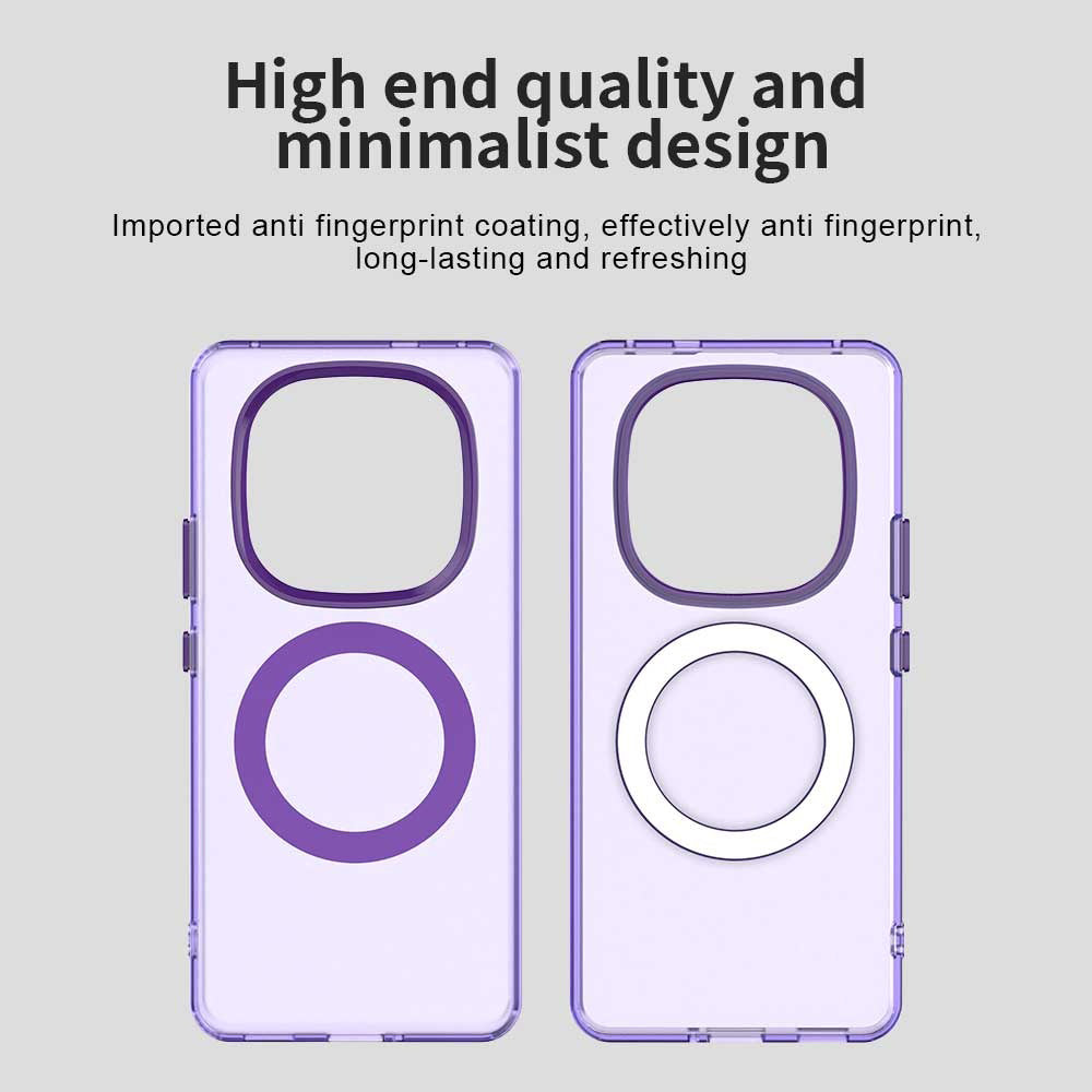 MagSafe калъф за Xiaomi Redmi Note 14 Pro+ 5G, Techsuit, CandyCase, Лилав