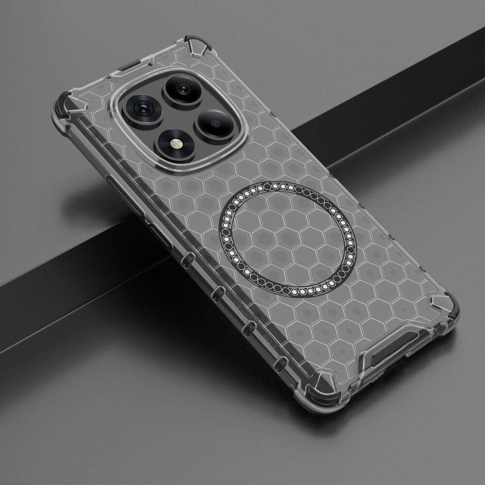 Калъф MagSafe за Xiaomi Redmi Note 14 Pro+ 5G, Techsuit, HoneyComb Shield, Черен