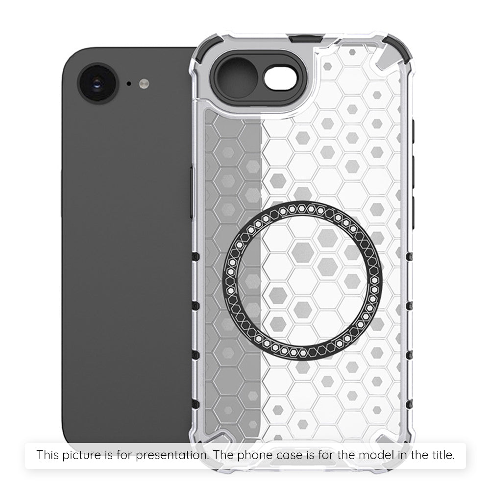 Калъф MagSafe за Xiaomi Redmi Note 14S, Techsuit, HoneyComb Shield, Бял