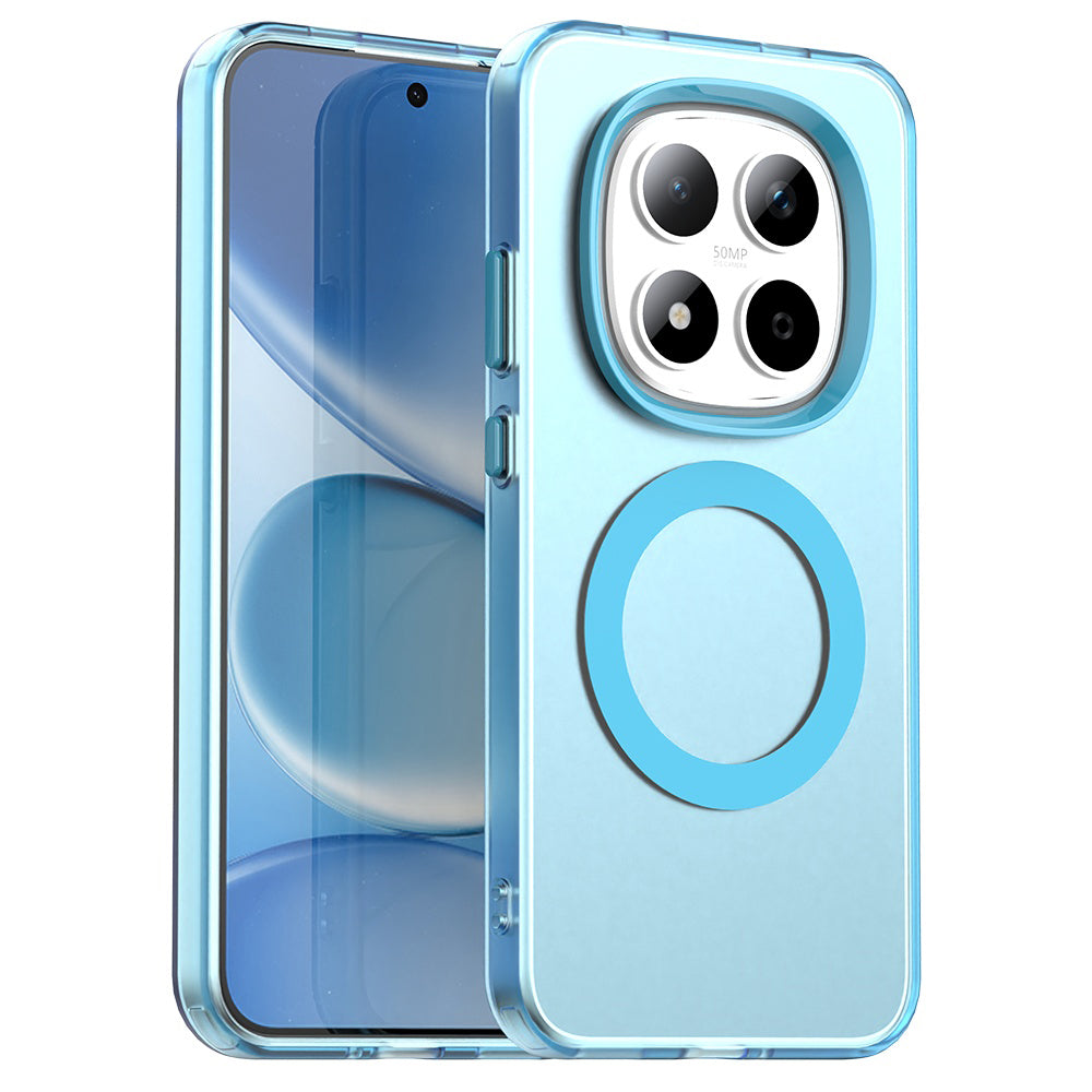 Калъф MagSafe за Xiaomi Redmi Note 15 Pro 5G, Techsuit, CandyCase, Син