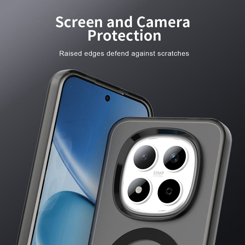 Калъф MagSafe за Xiaomi Redmi Note 15 Pro 5G, Techsuit, CandyCase, Черен