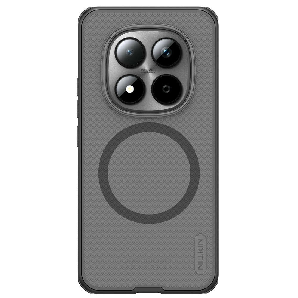 Калъф MagSafe за Xiaomi Redmi Note 15 Pro+ 5G, Nillkin, Super Shield Pro, Черен Прозрачен Сатениран