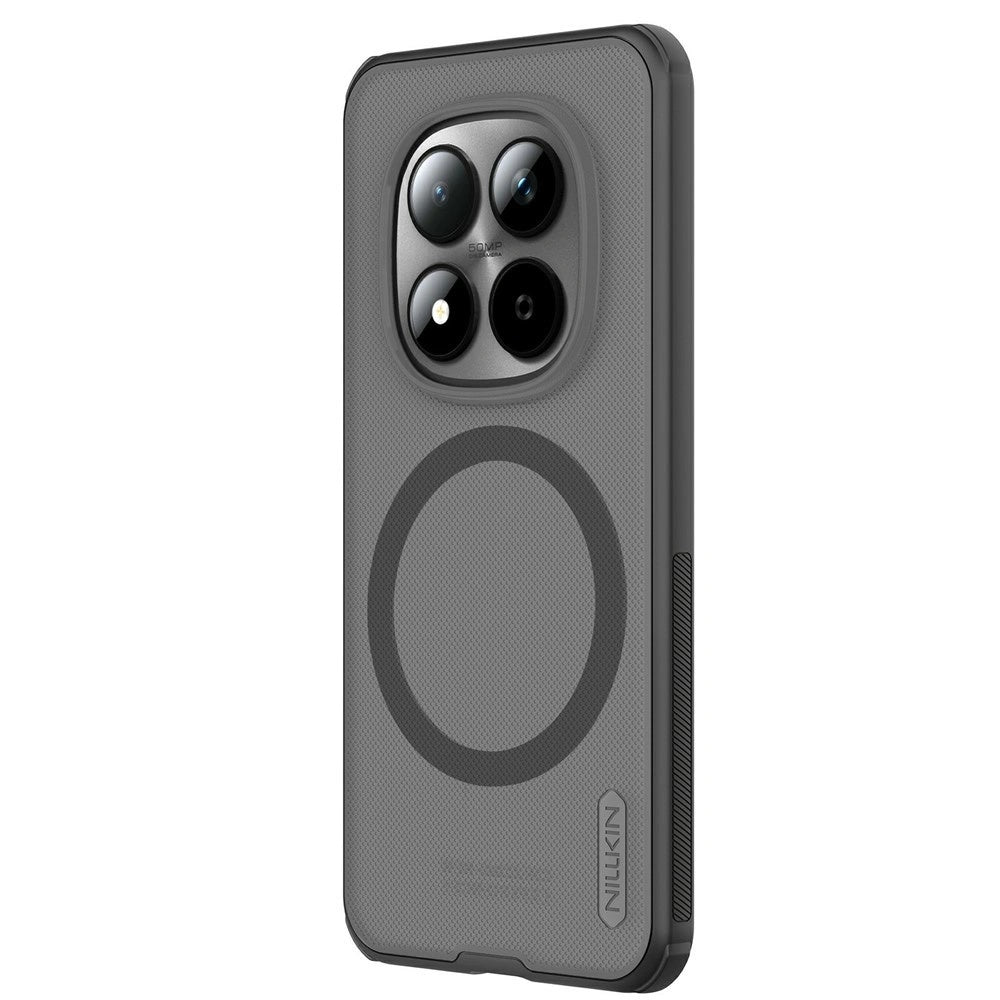 Калъф MagSafe за Xiaomi Redmi Note 15 Pro+ 5G, Nillkin, Super Shield Pro, Черен Прозрачен Сатениран