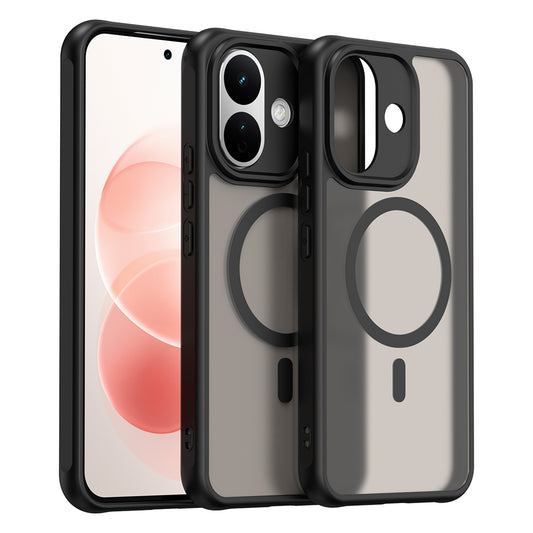 Калъф MagSafe за Xiaomi Redmi Note 17 Pro, Techsuit, HaloFrost II, черен