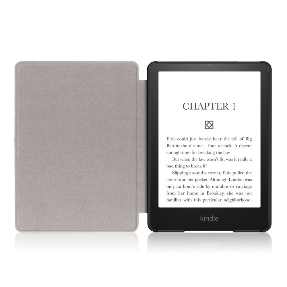 Калъф за Amazon Kindle Paperwhite 5 инча, Techsuit, SmartCover, Черен