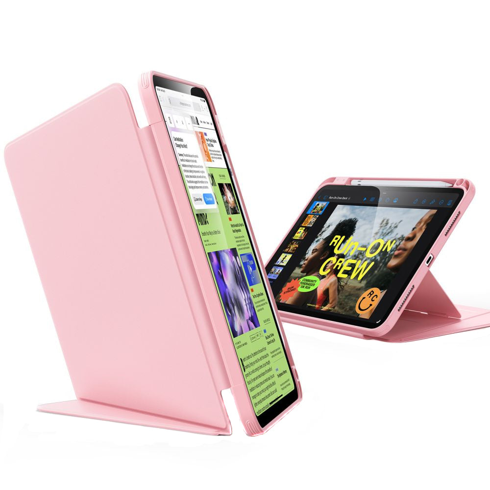 Калъф за Apple iPad (2025) / (2022), ESR, Flip Hybrid, Розов