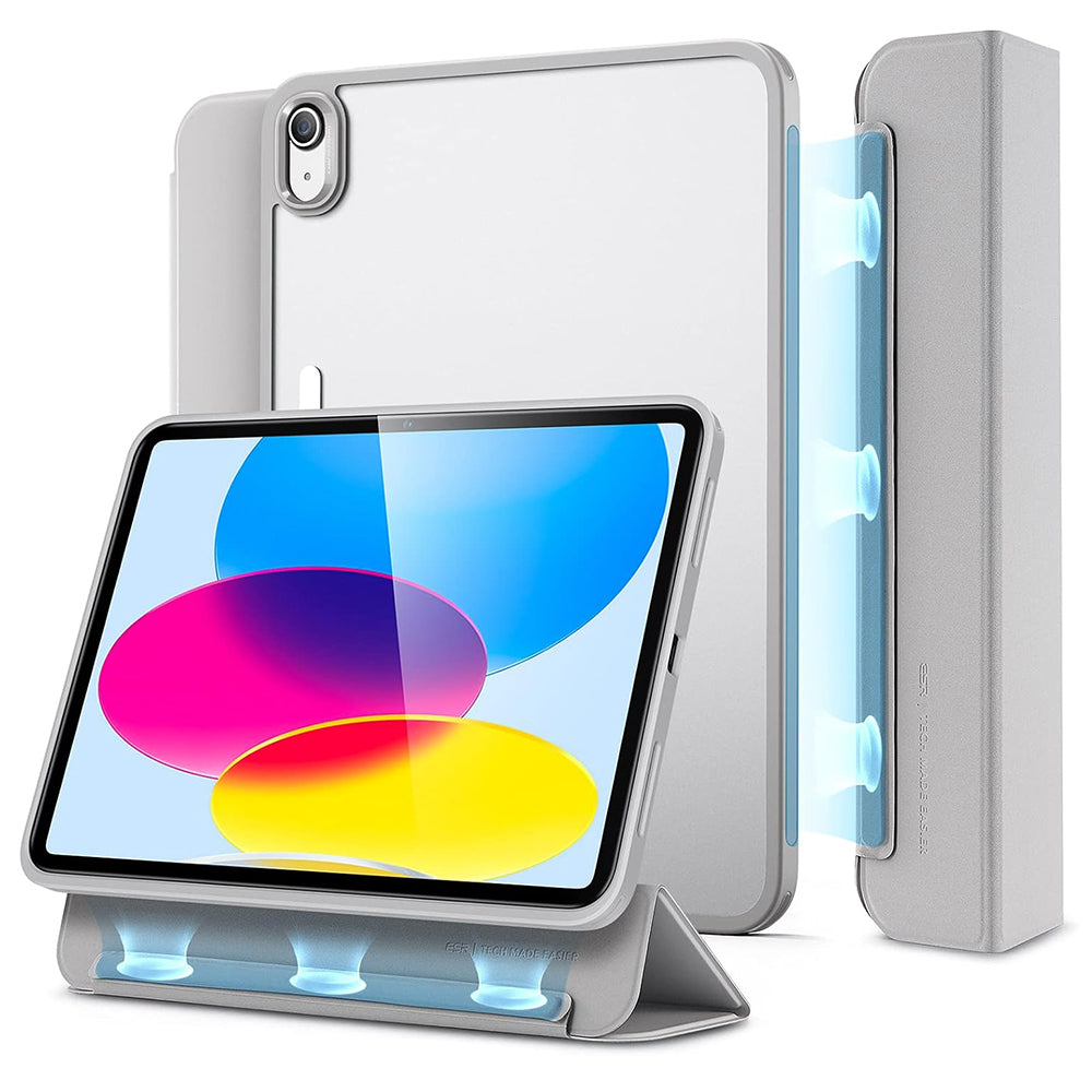 Калъф за Apple iPad (2025) / (2022), ESR, Ascend Hybrid, Сив
