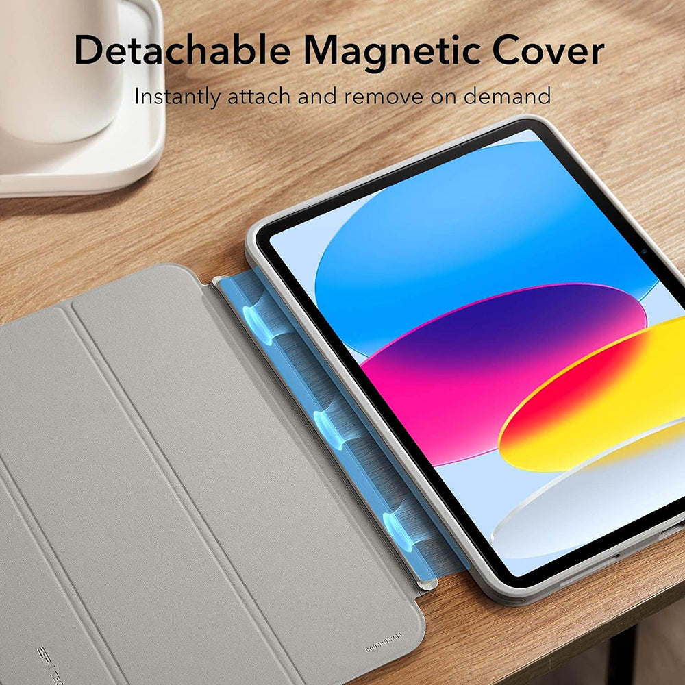 Калъф за Apple iPad (2025) / (2022), ESR, Ascend Hybrid, Сив