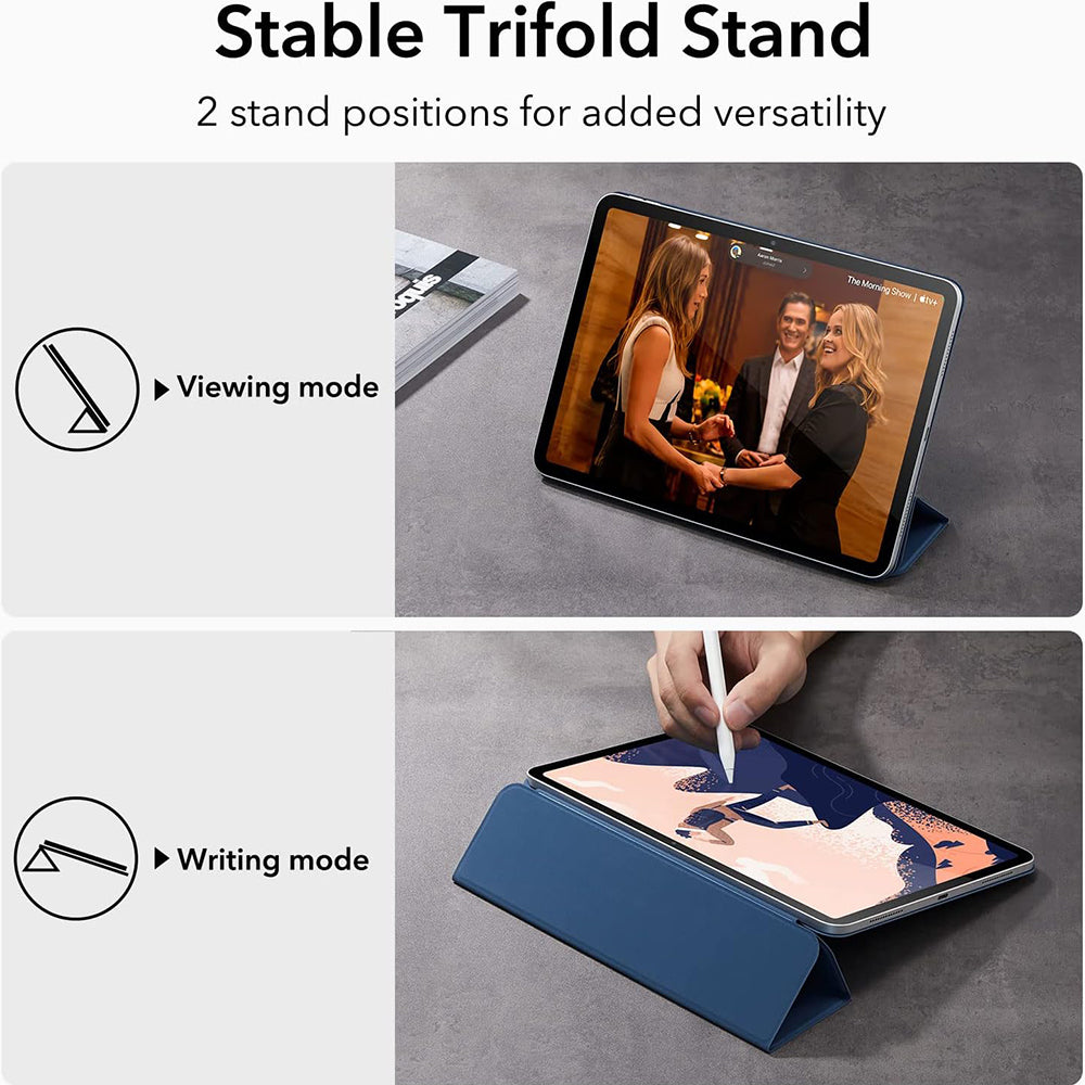 Калъф за Apple iPad (2025) / (2022), ESR, Rebound, Тъмносин