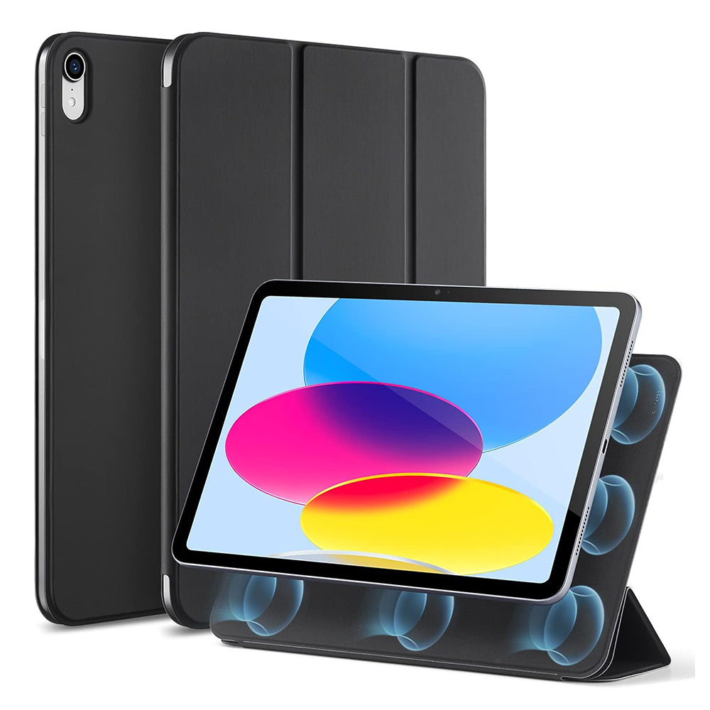 Калъф за Apple iPad (2025) / (2022), ESR, Rebound, Черен