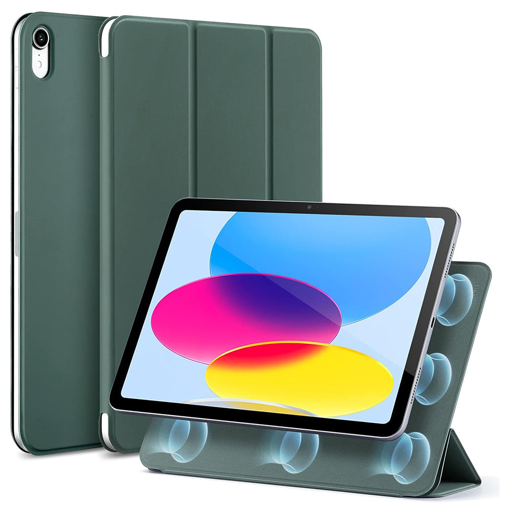 Калъф за Apple iPad (2025) / (2022), ESR, Rebound, Сатенено зелен