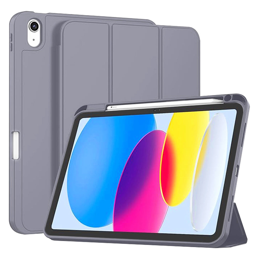 Калъф за Apple iPad (2025) / (2022), Techsuit, Flex Trifold, Лилав