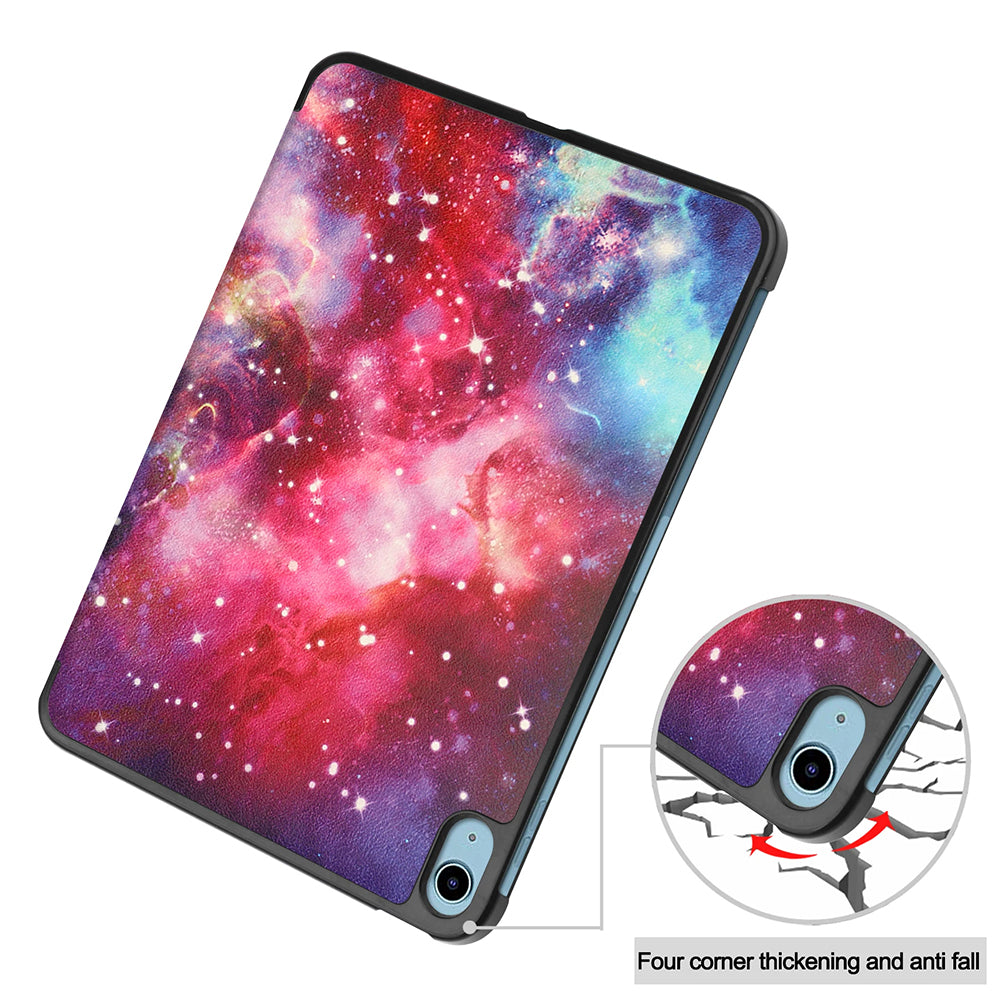 Калъф за Apple iPad (2025) / (2022), Techsuit, FoldPro Butterfly, Многоцветен