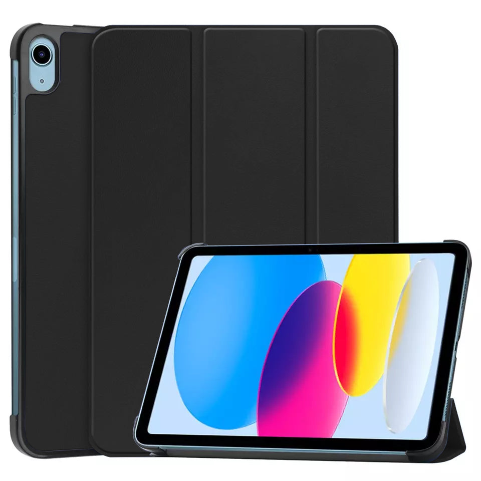Калъф за Apple iPad (2025) / (2022), Techsuit, FoldPro, Черен