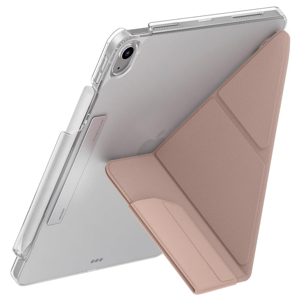 Калъф за Apple iPad (2025), UNIQ, Camden Click, Розов