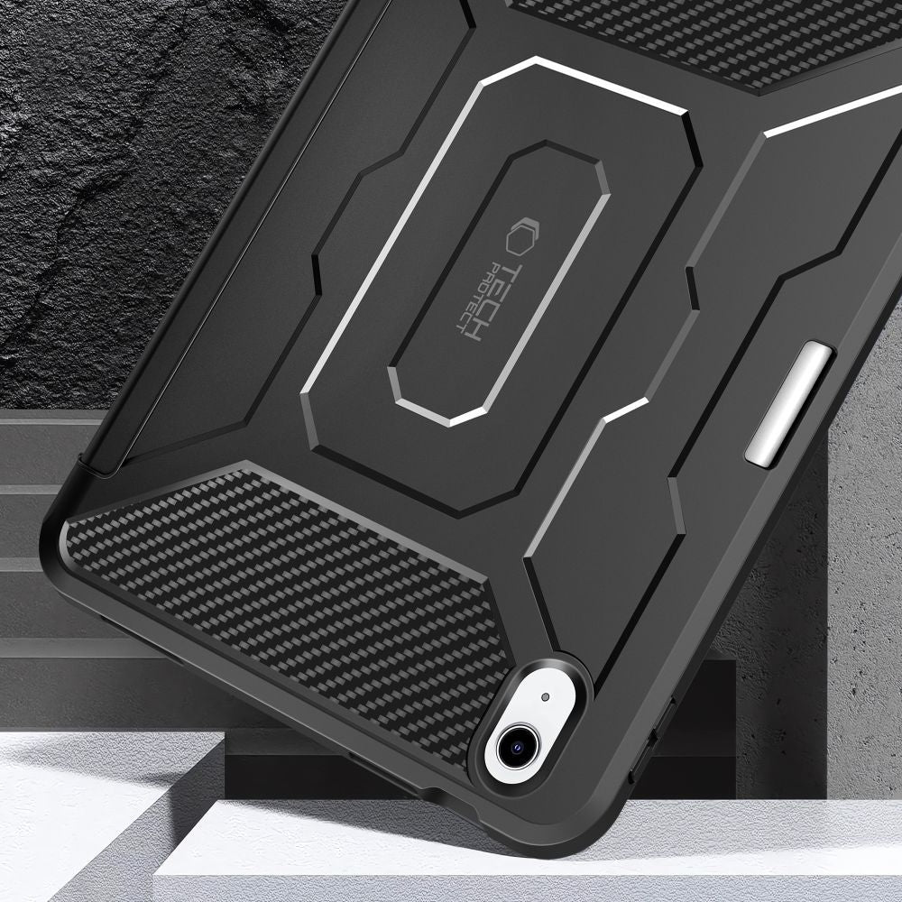 Калъф за Apple iPad (2025) / iPad (2022), Tech-Protect, Endurance, Черен