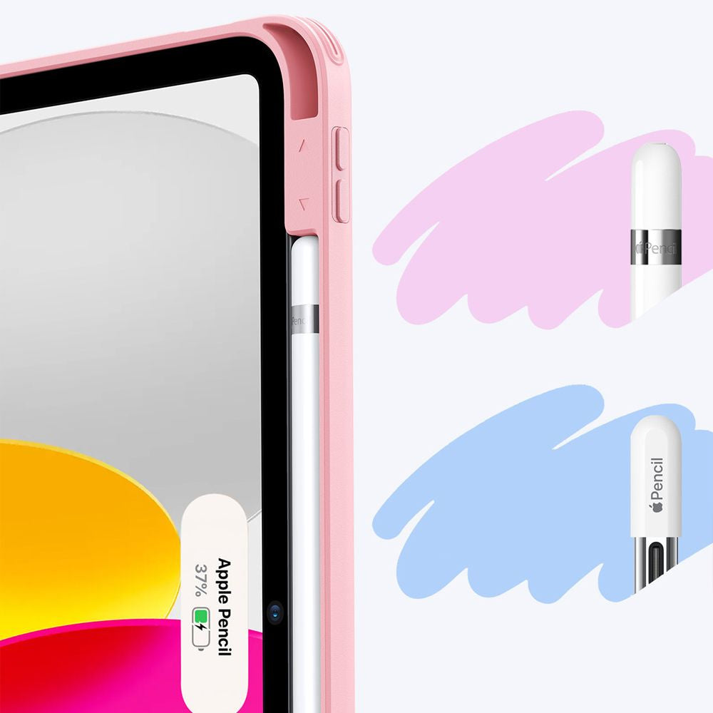 Калъф за Apple iPad (2025) / (2022), ESR, Flip Hybrid, Розов