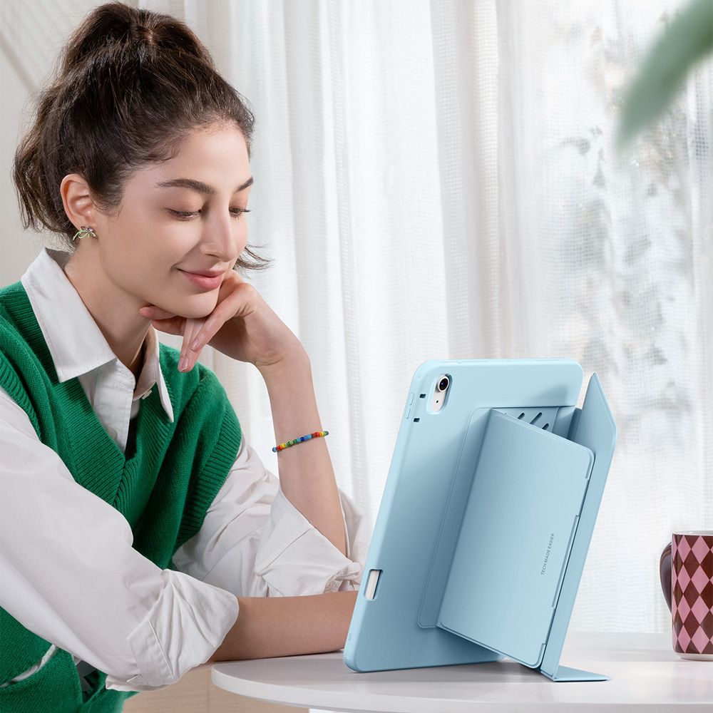 Калъф за Apple iPad Air 13 (2026) / Air 13 (2025) / Air 13 (2024), ESR, Flip Hybrid, Син