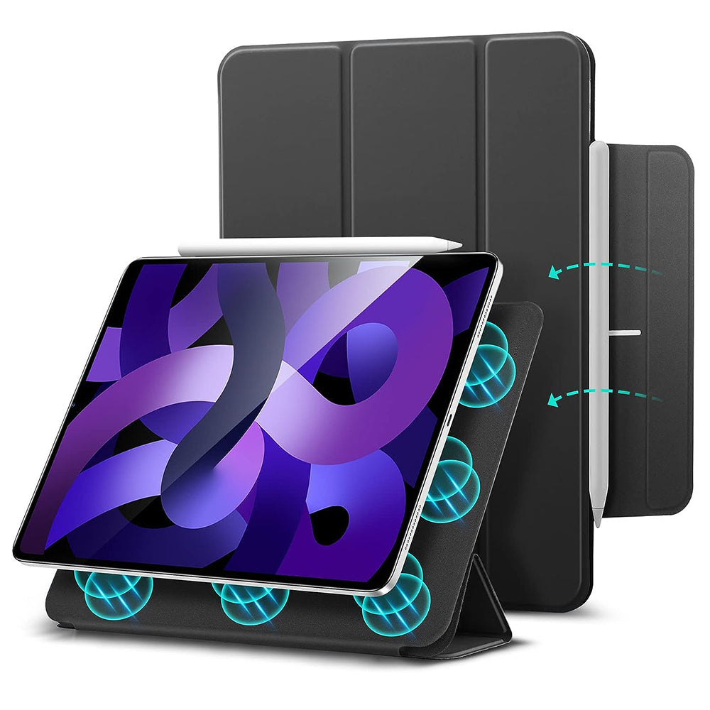 Калъф за Apple iPad Air 11 (2024) / Air (2022) / Air (2020) / Pro 11 (2018), ESR, Rebound, Черен