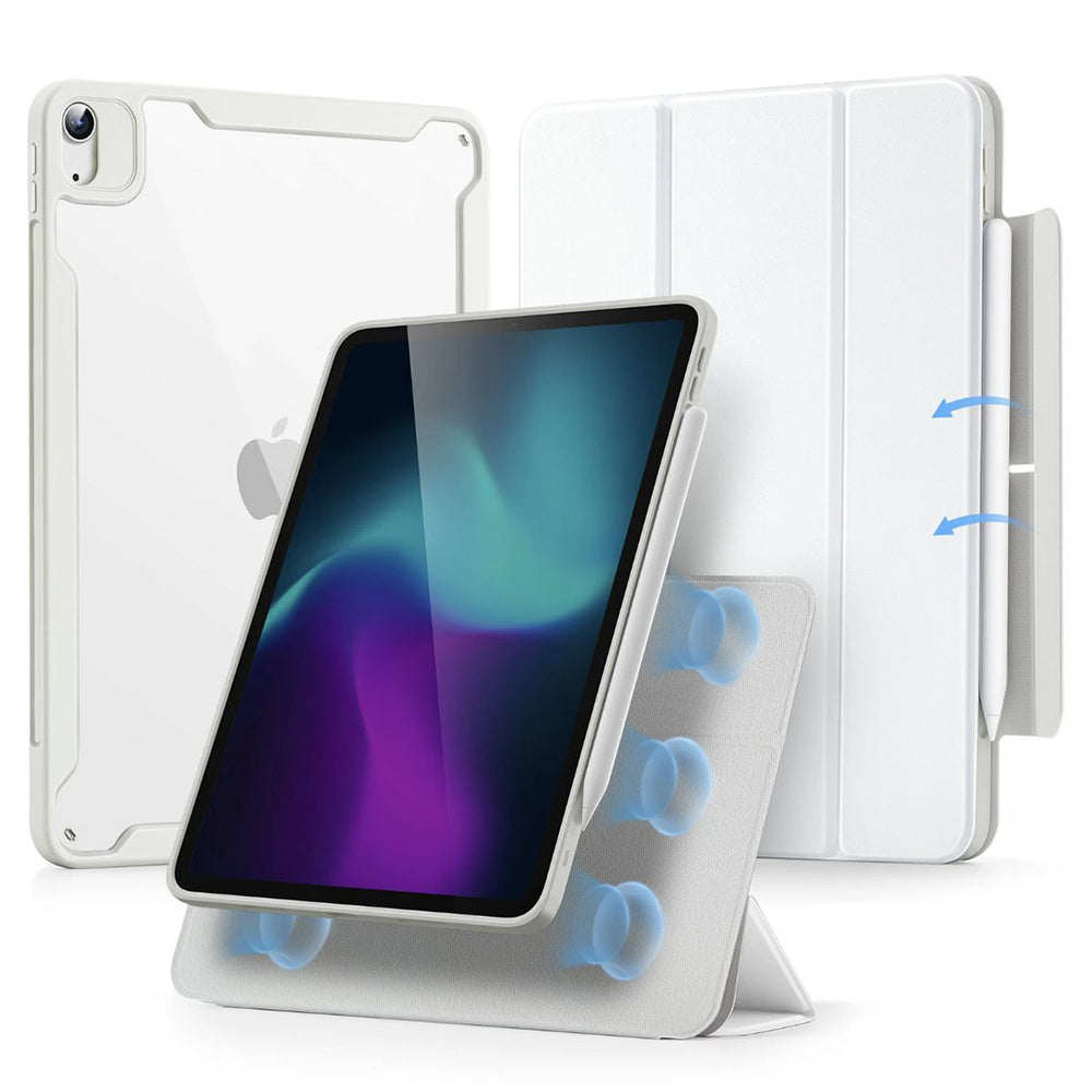 Калъф за Apple iPad Air 11 (2026) / iPad Air 11 (2025) / Air 11 (2024) / Air (2022) / Air (2020), ESR, Rebound Hybrid, Бял