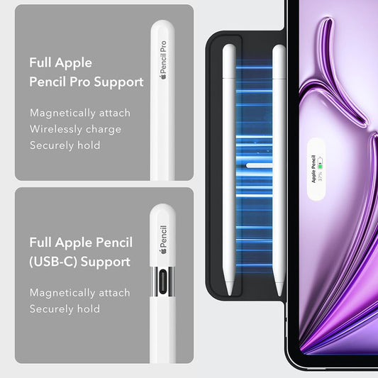 Калъф за Apple iPad Air 13 (2025) / Air 13 (2024), ESR, Rebound, Черен