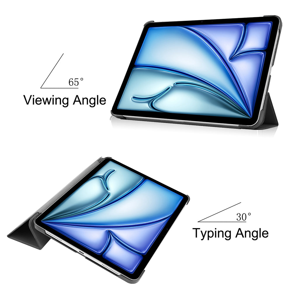 Калъф за Apple iPad Air 13 (2026) / Air 13 (2025) / Air 13 (2024), Techsuit, FoldPro, Черен