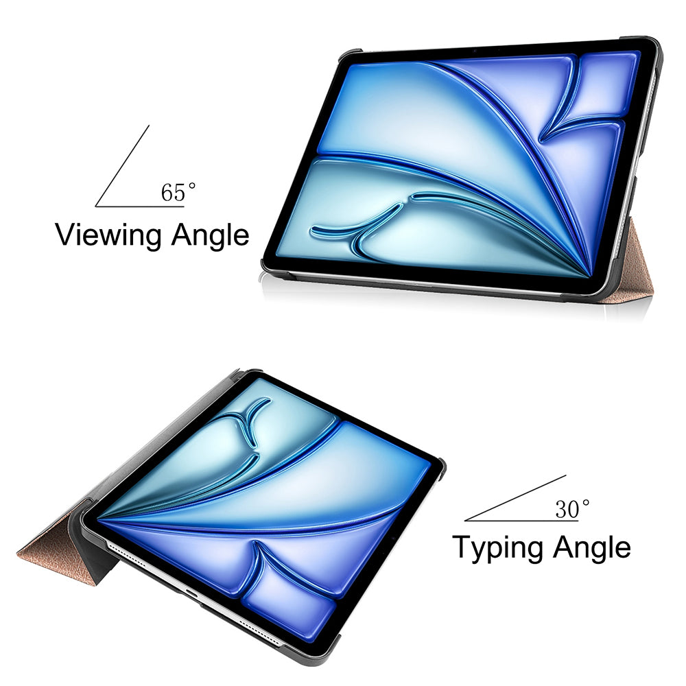 Калъф за Apple iPad Air 13 (2026) / Air 13 (2025) / Air 13 (2024), Techsuit, FoldPro, Розов