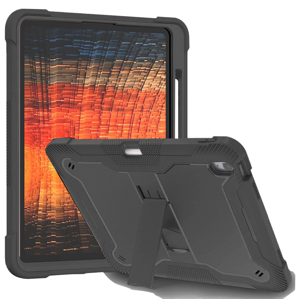 Калъф за Apple iPad Air 13 (2026) / Air 13 (2025) / Air 13 (2024), Techsuit, Rugged TabShell, Черен