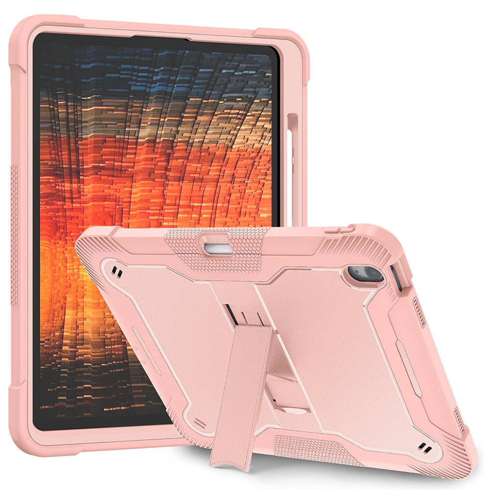 Калъф за Apple iPad Air 13 (2026) / Air 13 (2025) / Air 13 (2024), Techsuit, Rugged TabShell, розов