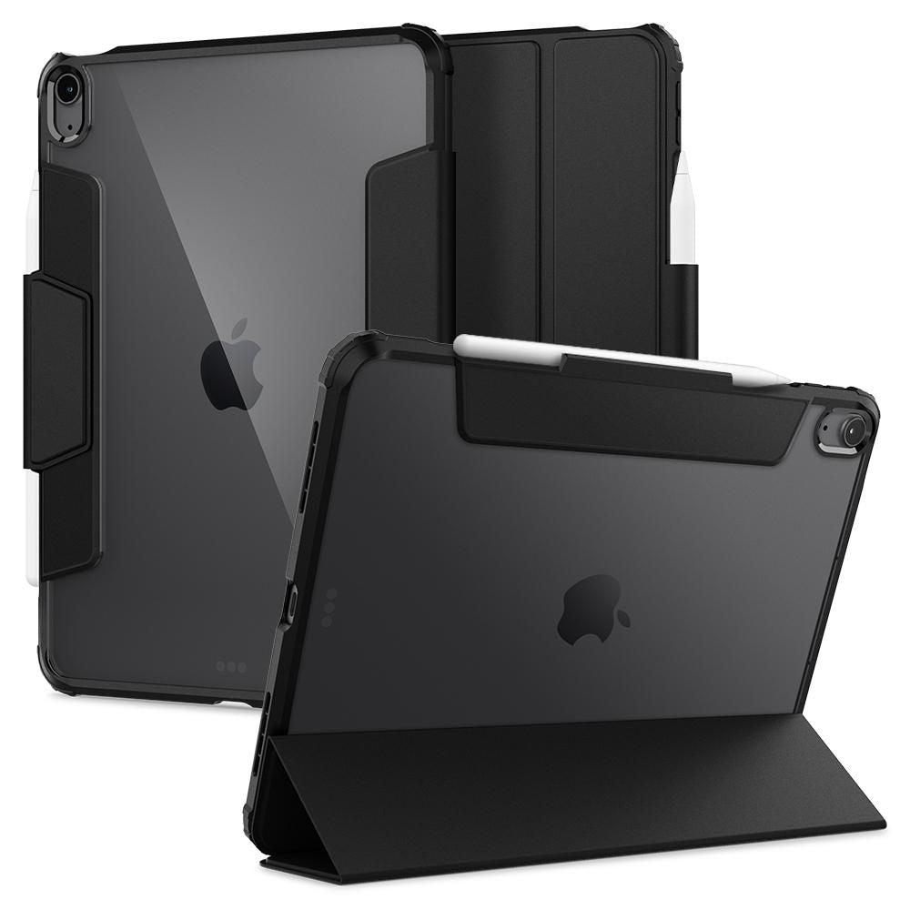 Калъф за Apple iPad Air (2022) / Air (2020), Spigen, Ultra Hybrid Pro, Черен