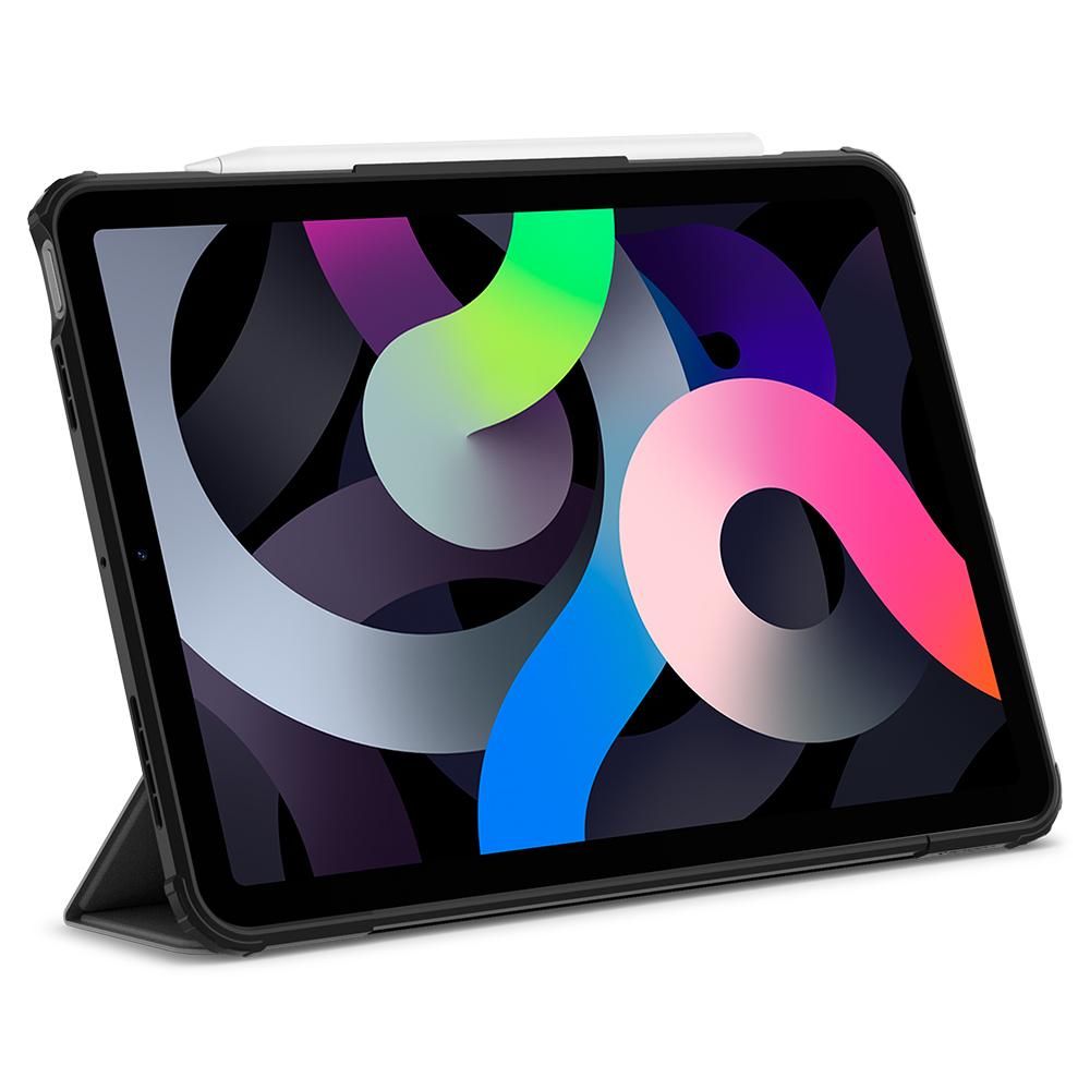Калъф за Apple iPad Air (2022) / Air (2020), Spigen, Ultra Hybrid Pro, Черен