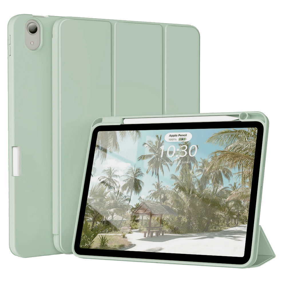 Калъф за Apple iPad Air (2022) / Air (2020), Techsuit, Flex Trifold, Зелен Матча