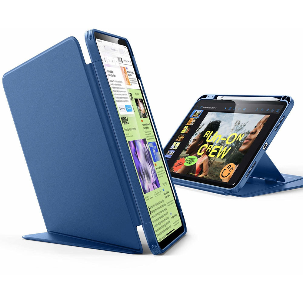 Калъф за Apple iPad Pro 11 (2024), ESR, Flip Hybrid с държач за молив, Син