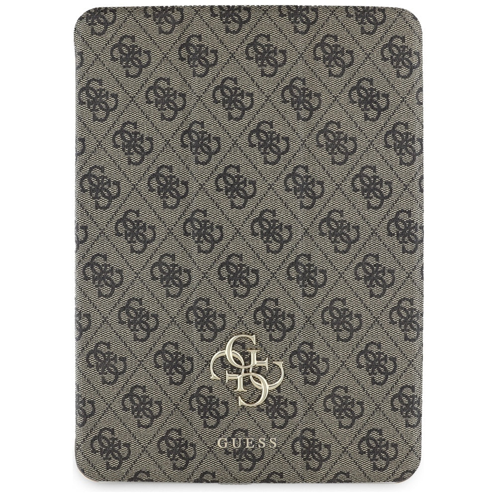 Калъф за Apple iPad Pro 11 (2024), Guess, 4G Big Logo, Кафяв