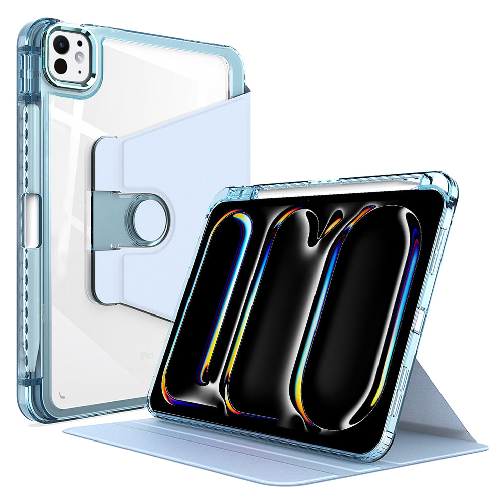 Калъф за Apple iPad Pro 11 (2024), Techsuit, Crystal Vision, Bleu