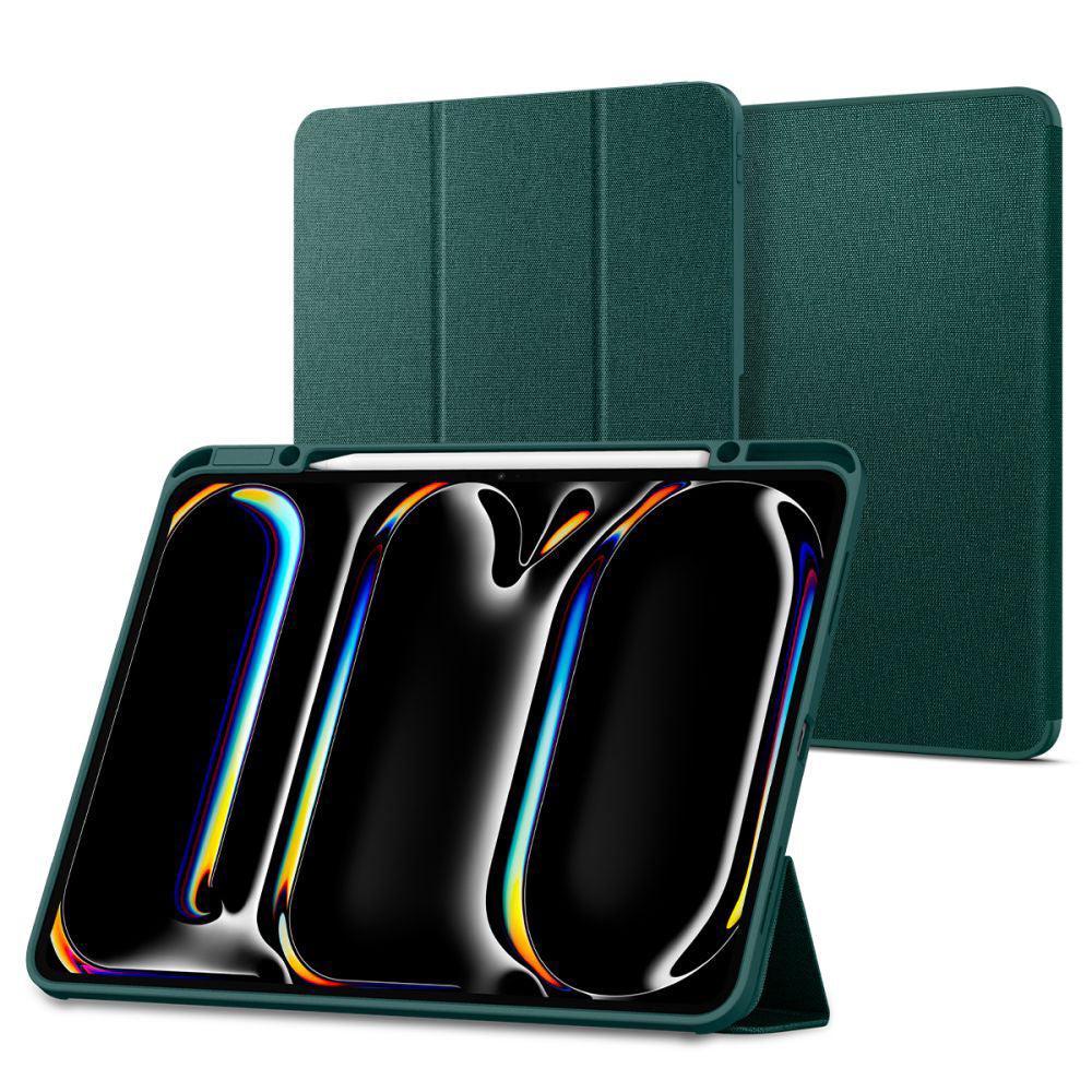 Калъф за Apple iPad Pro 13 (2024), Spigen, Urban Fit, Зелен ACS07763