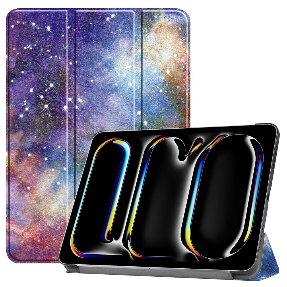 Калъф за Apple iPad Pro 13 (2024), Techsuit, FoldPro Galaxy, Многоцветен