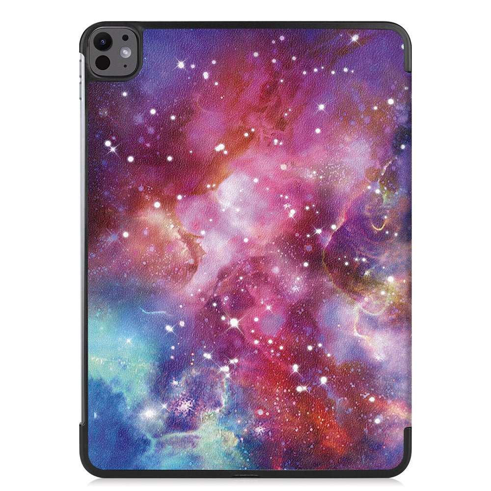 Калъф за Apple iPad Pro 13 (2024), Techsuit, FoldPro Galaxy, Многоцветен
