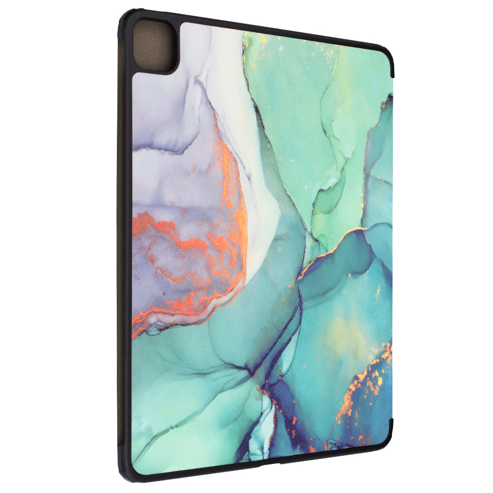 Калъф за Apple iPad Pro 13 (2024), Techsuit, FoldPro Green Time, Многоцветен