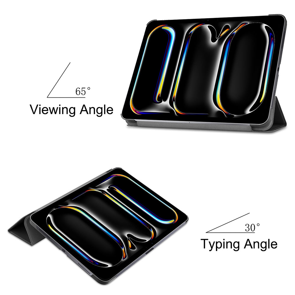 Калъф за Apple iPad Pro 13 (2024), Techsuit, FoldPro, Черен