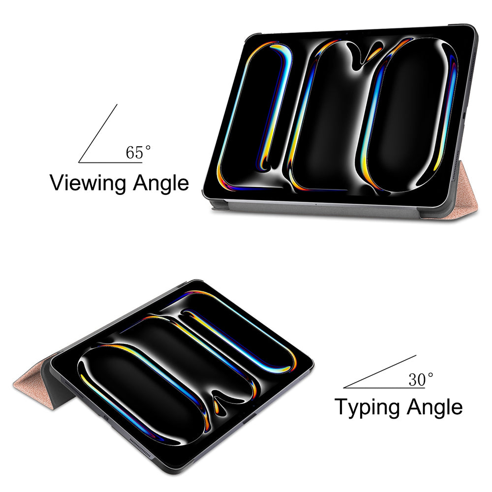 Калъф за Apple iPad Pro 13 (2024), Techsuit, FoldPro, Розов