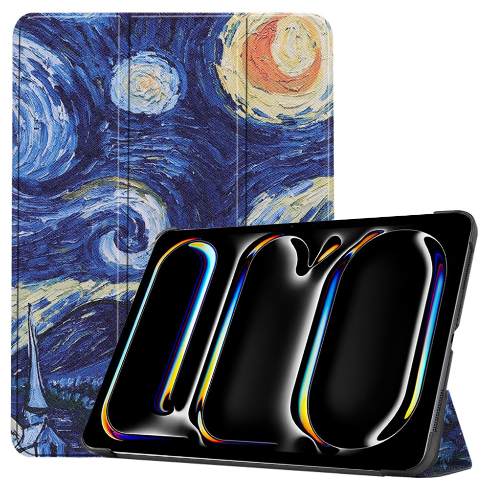 Калъф за Apple iPad Pro 13 (2024), Techsuit, FoldPro Starry Night, Многоцветен